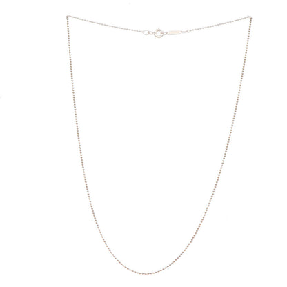 Tiffany 18K Yellow Gold Small Bead 16 Inch Necklace 3 of 7