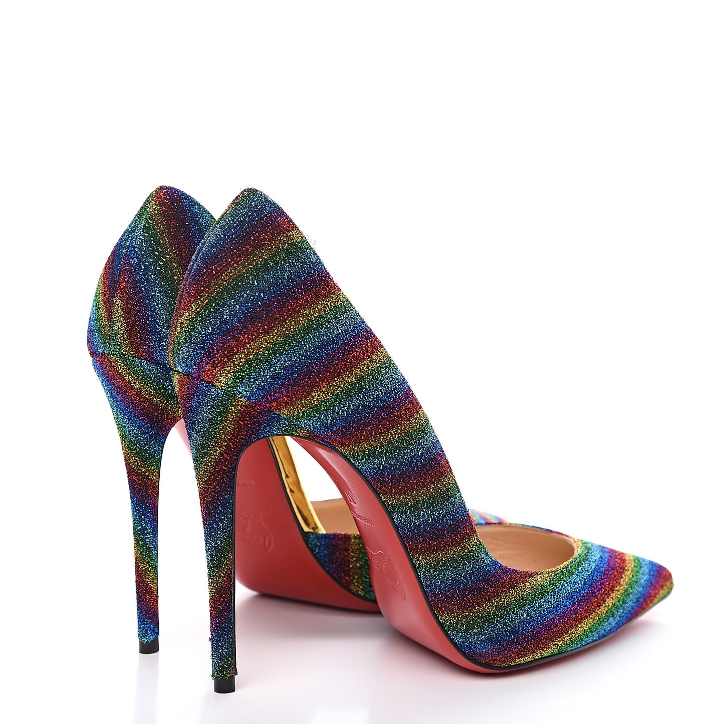 Lurex Arc En Ciel Iriza 100 Pumps 37 Multicolor Gold