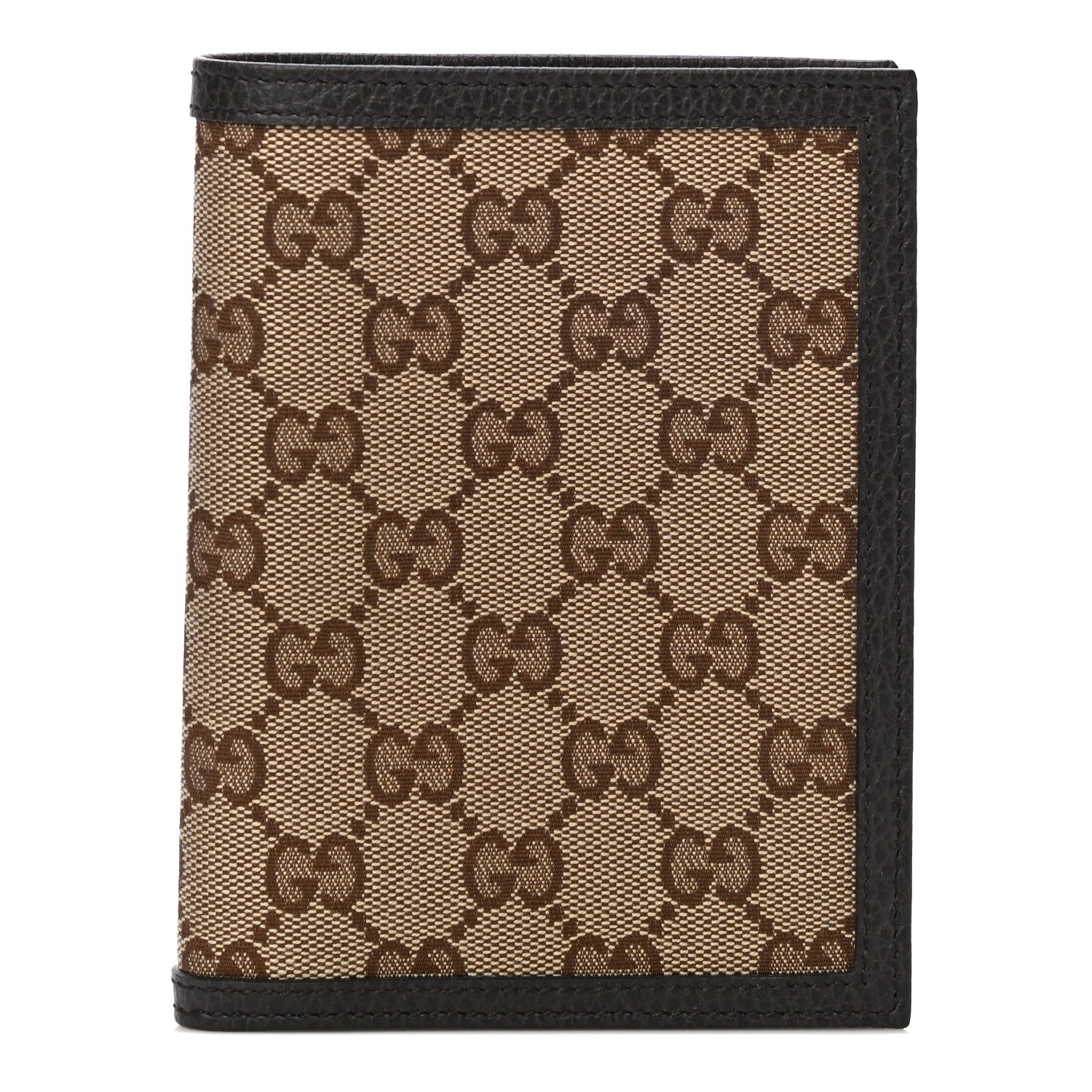 Gucci Monogram Passport Case Dark Brown 1 of 10