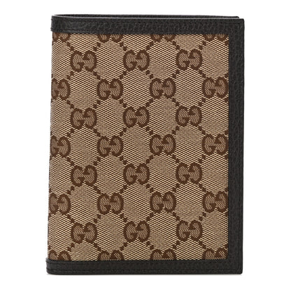 Gucci Monogram Passport Case Dark Brown 1 of 10