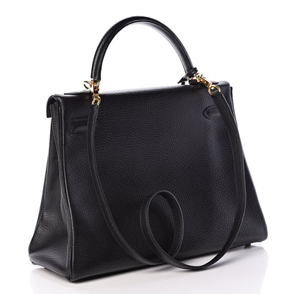 Hermes Ardennes Kelly Retourne 32 Black 3 of 35