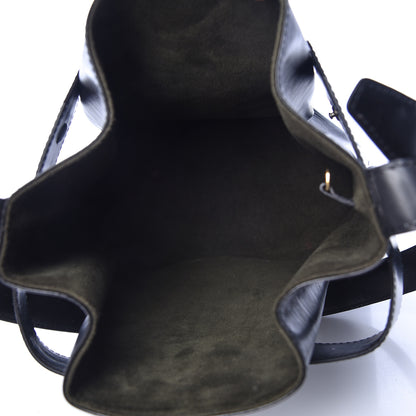 Louis Vuitton Epi Sac D'Epaule Black 5 of 13