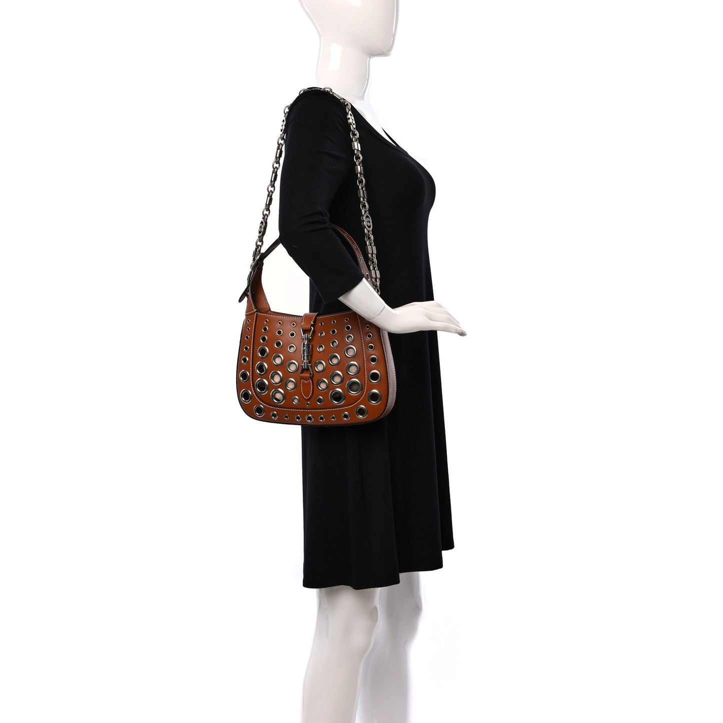 Calfskin Ha Ha Ha Jackie 1961 Eyelet Hobo