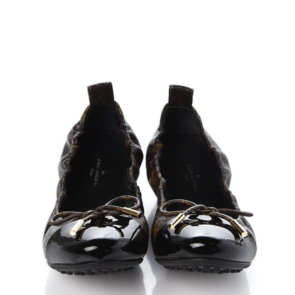 Louis Vuitton Monogram Flirty Ballerina Flats 36 Black 2 of 7