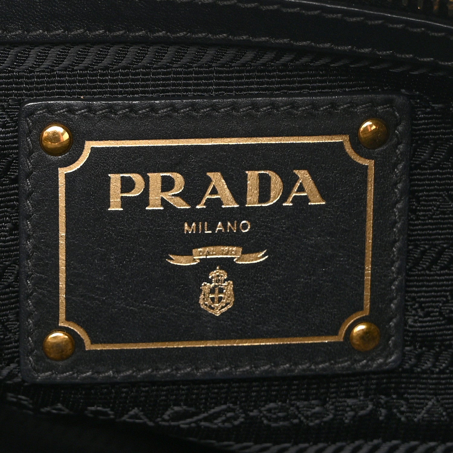 Prada Tessuto Nylon Zip Hobo Black 6 of 10