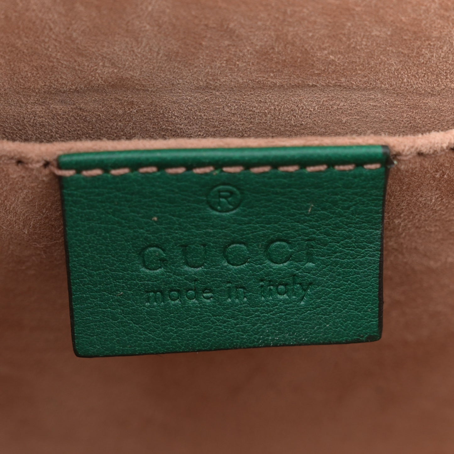 Calfskin Studded Small Padlock Shoulder Bag Emerald
