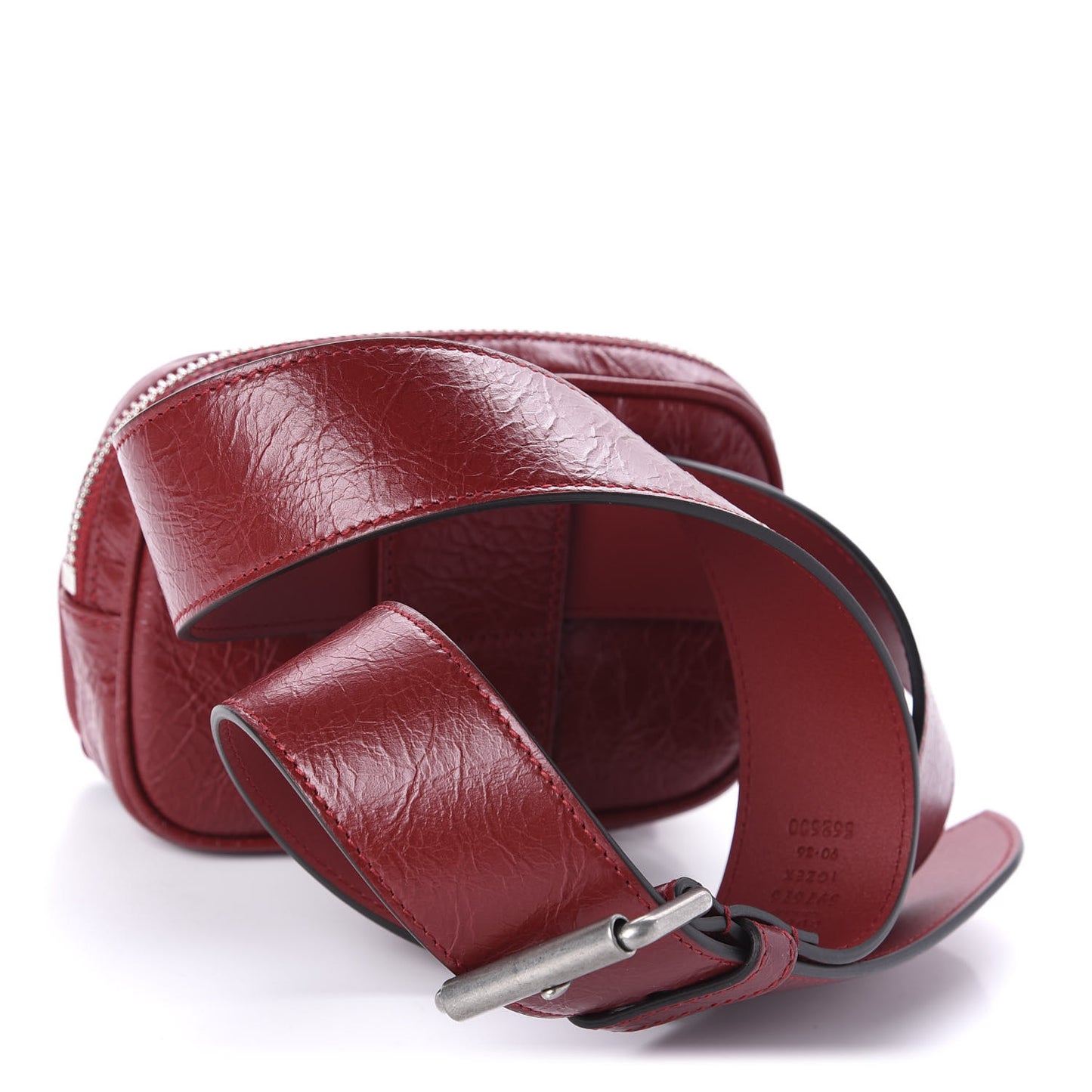 Fluffy Calfskin Mini Morpheus Belt Bag 90 36 Red