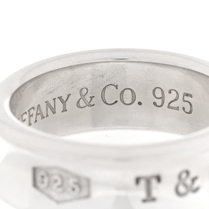 Tiffany Sterling Silver 1837 Band Ring 53 6.25 5 of 5