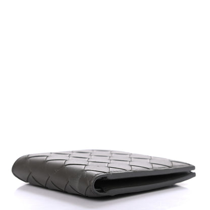 Bottega Veneta Nappa Maxi Intrecciato Bi-Fold Wallet Light Graphite 4 of 6