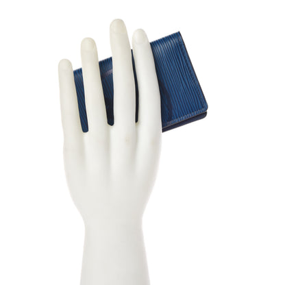 Louis Vuitton Epi Initials Pocket Organizer Cobalt 2 of 7
