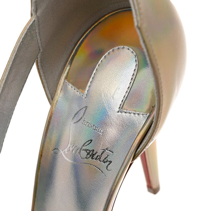 Christian Louboutin Patent Psychic Astridal 100 Pumps 37.5 Gold 9 of 10