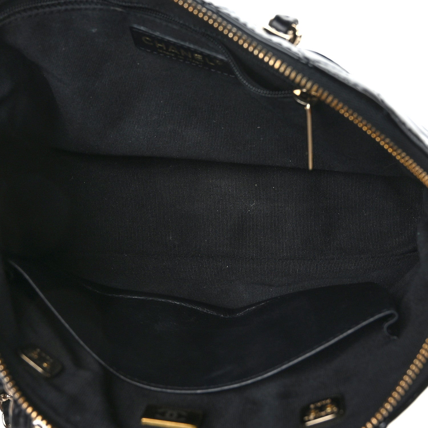 Chanel Patent Quilted Shiny Coco Small Shopping Bag Black 5 of 10