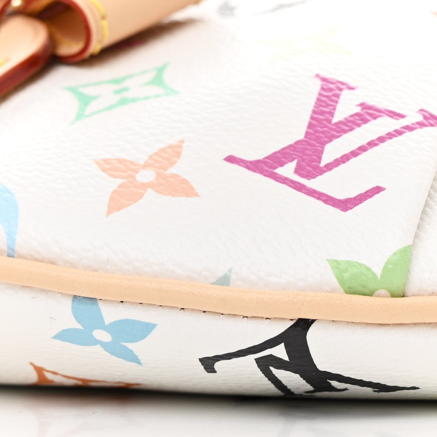 LV X TM Monogram Multicolor High Rise Bumbag White