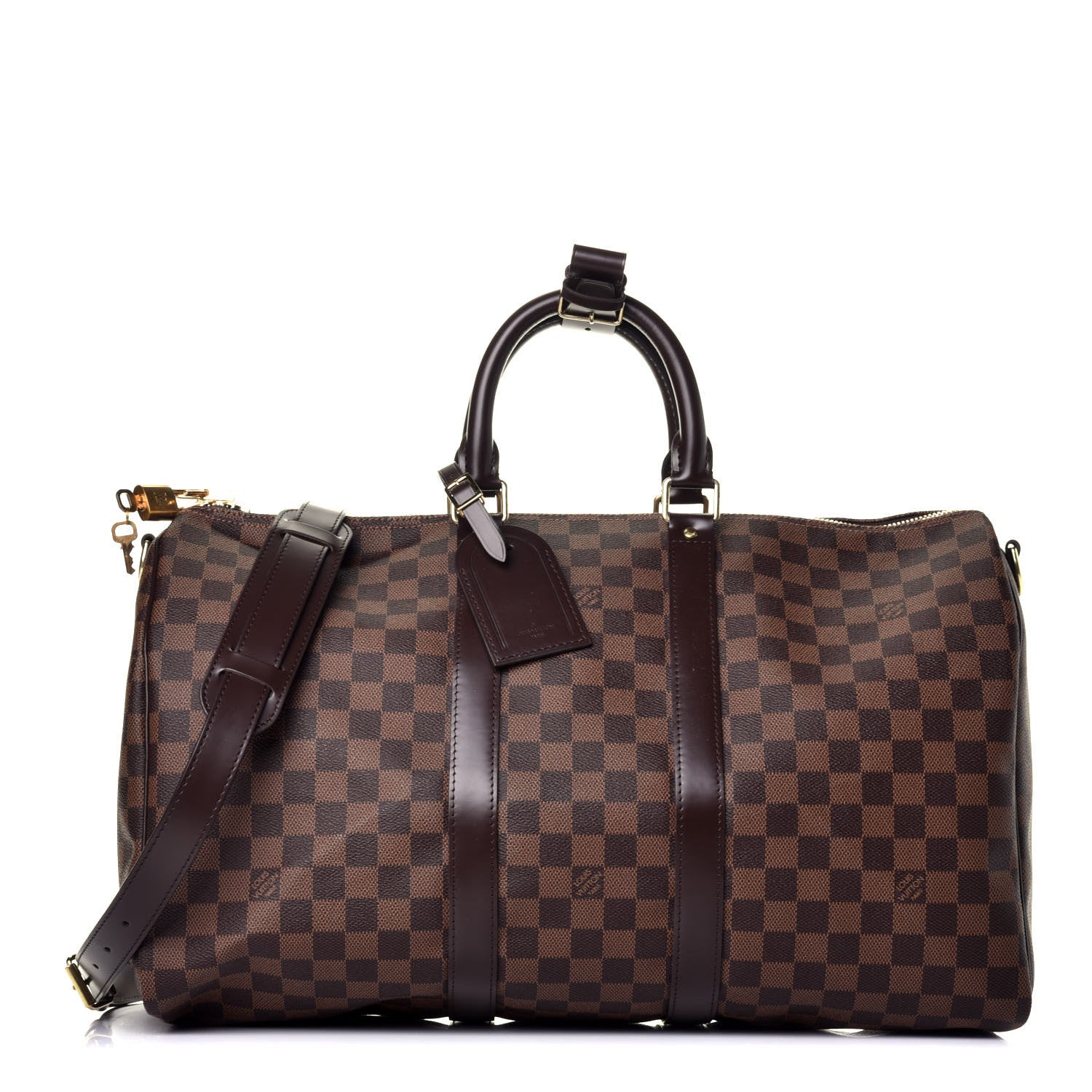Louis Vuitton Damier Ebene Keepall Bandouliere 45 1 of 8