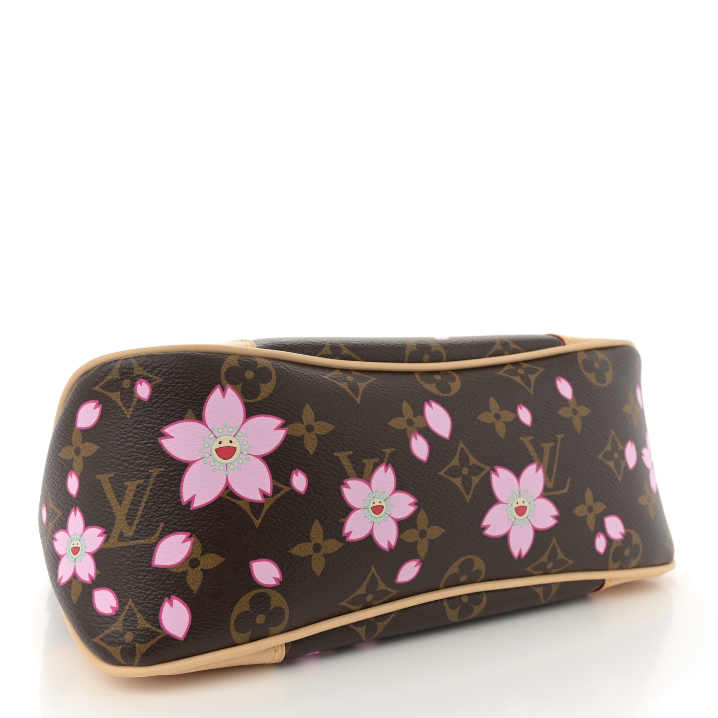 LV x TM Monogram Chery Blossom Boulogne Sakura Brown