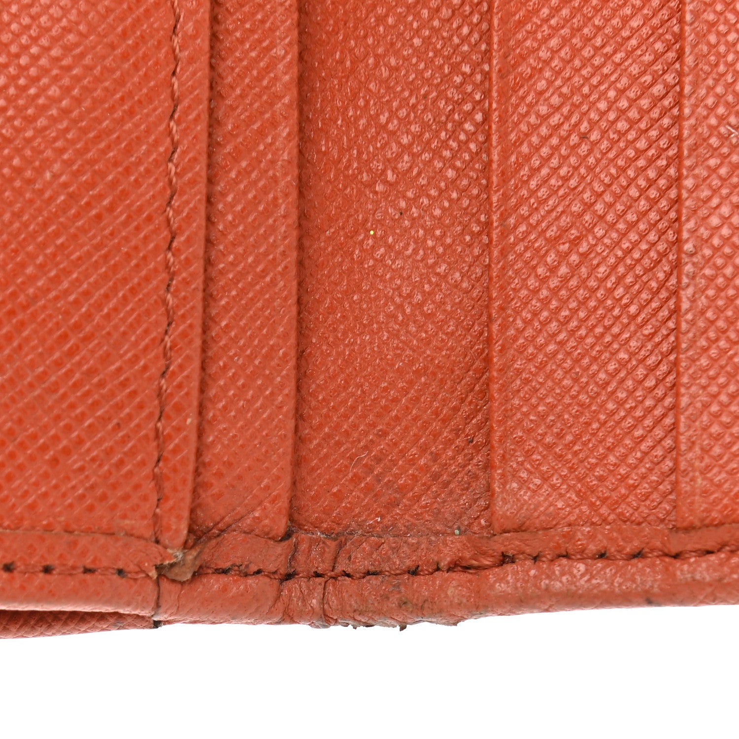 Burberry Calfskin House Check Continental Flap Wallet Orange 18 of 22