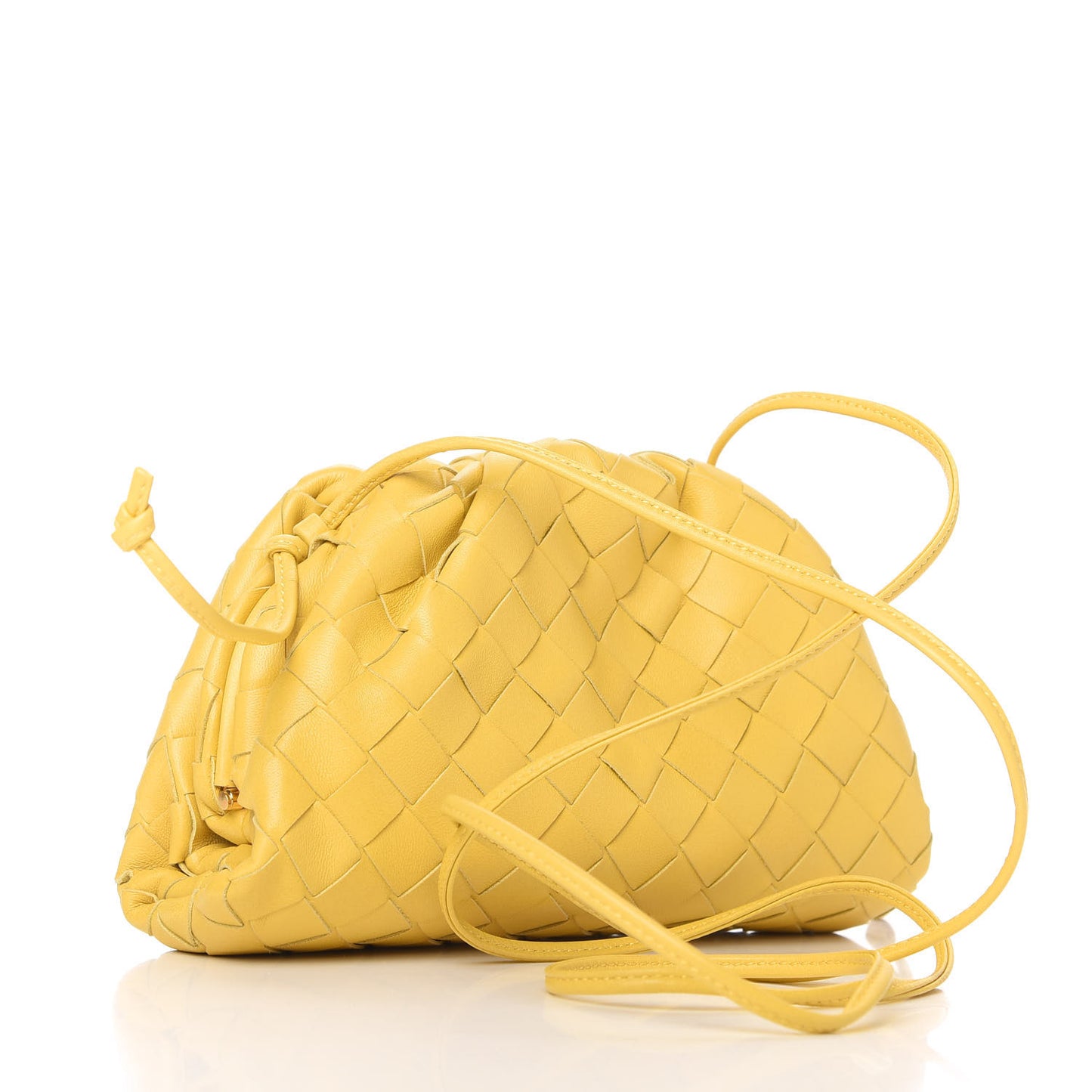 Nappa Intrecciato The Mini Pouch Buttercup