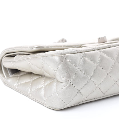 Chanel Metallic Aged Calfskin 2.55 Reissue 225 Flap Silver 8 of 16