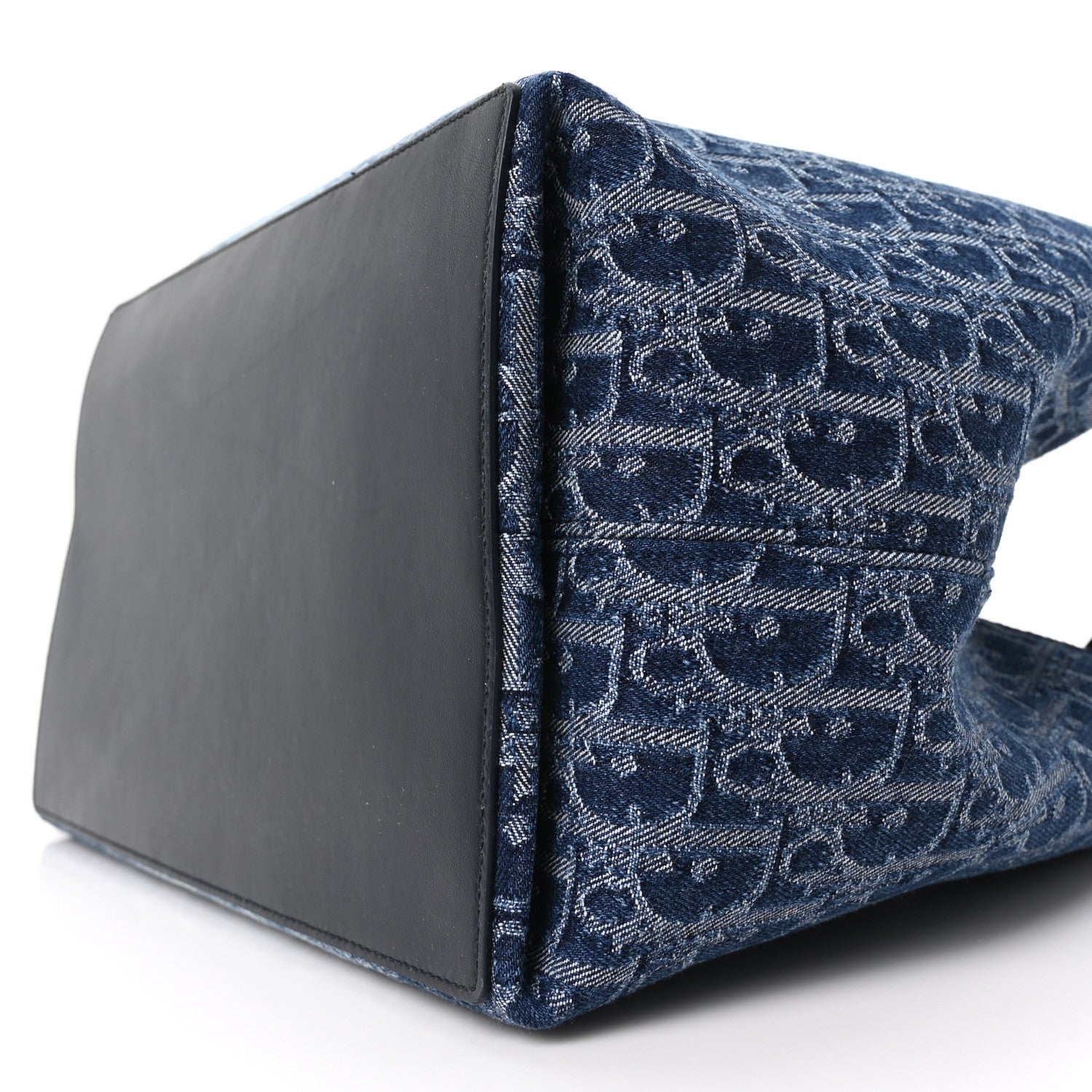 Christian Dior Denim Jacquard Oblique Medium Toujours Blue 12 of 12