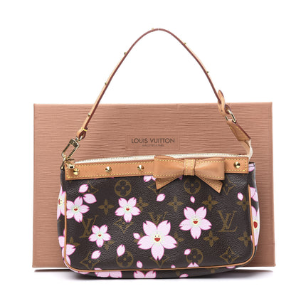 Louis Vuitton Monogram Cherry Blossom Pochette Accessories Brown 10 of 10