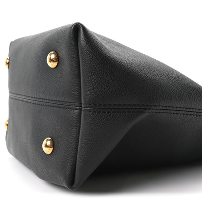 Louis Vuitton Grained Calfskin Low Key Hobo PM Black 10 of 10