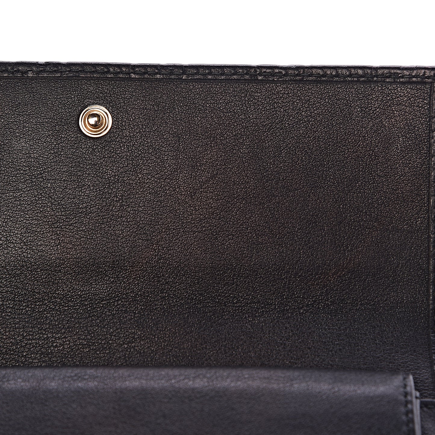 Guccissima Continental Flap Wallet Black