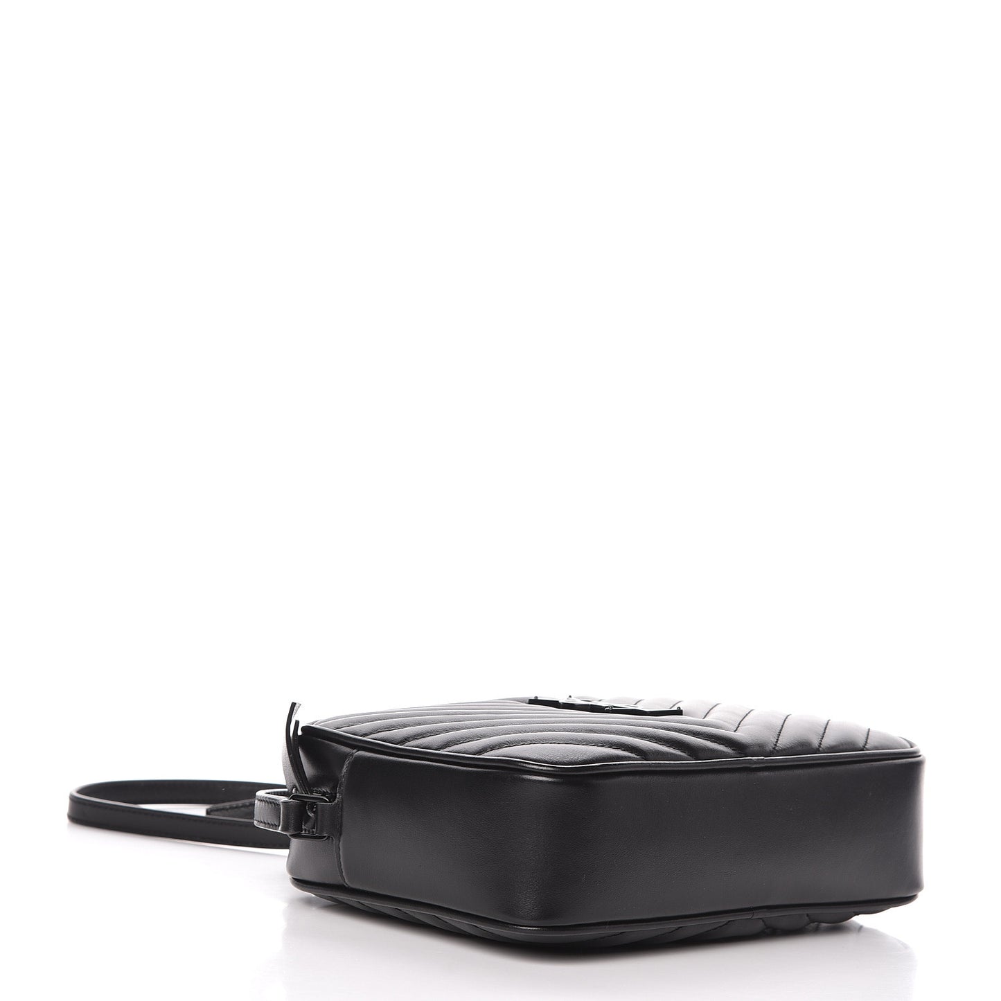 Calfskin Matelasse Monogram Lou Camera Bag Black