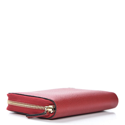Gucci Dollar Calfskin Medium GG Zip Around Wallet Red 4 of 8