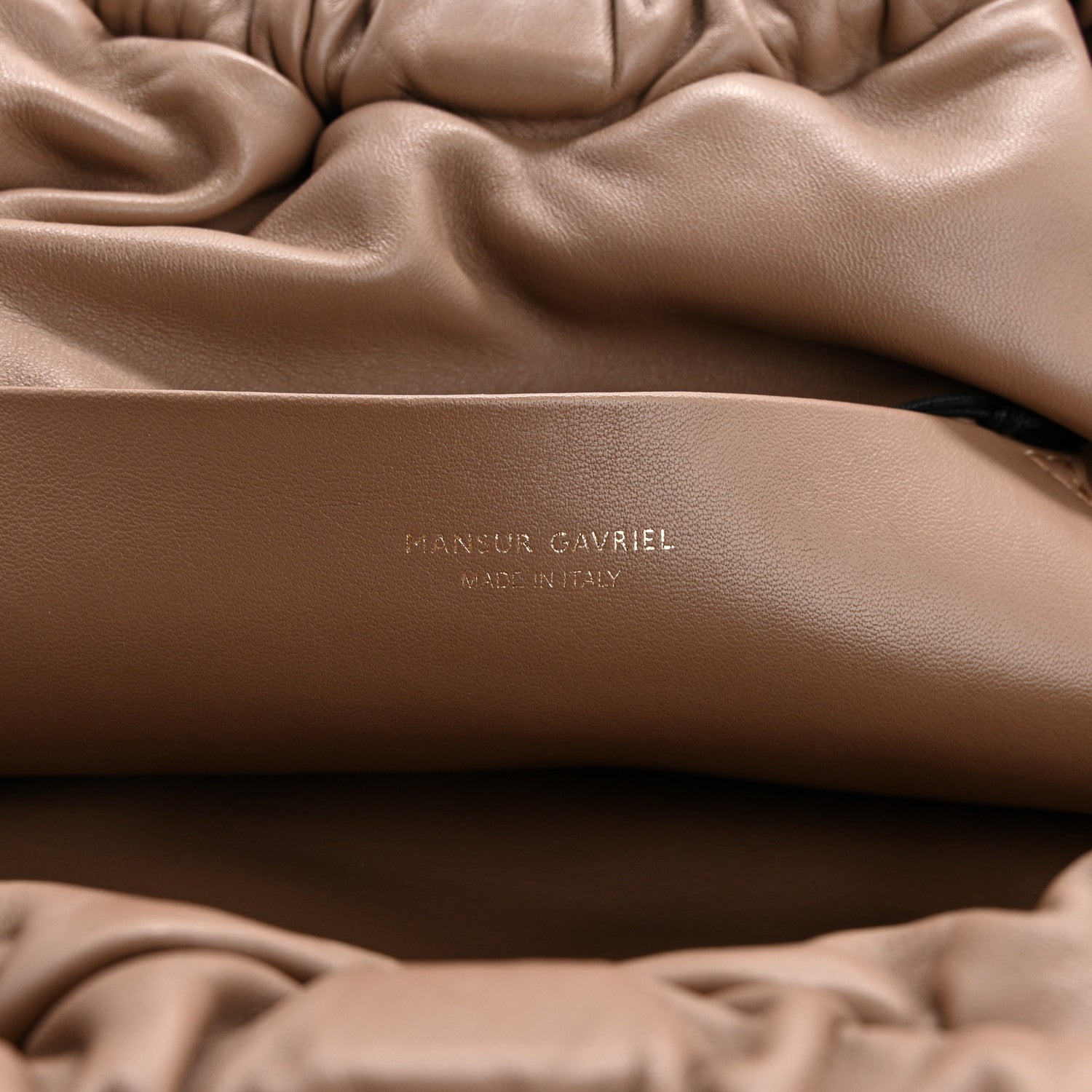 Mansur Gavriel Lambskin Cloud Clutch Biscotto 5 of 8