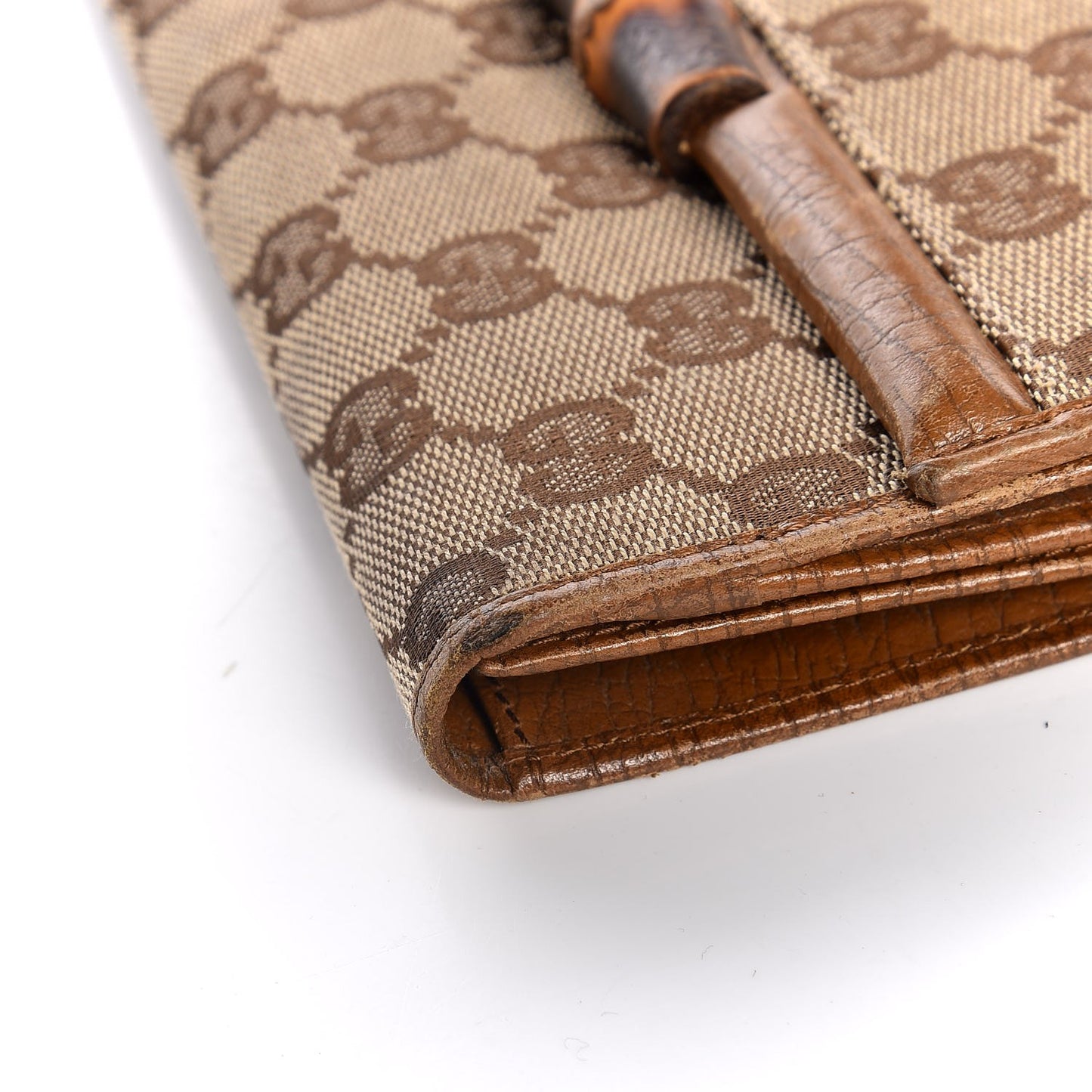 Monogram Bamboo Wallet Brown