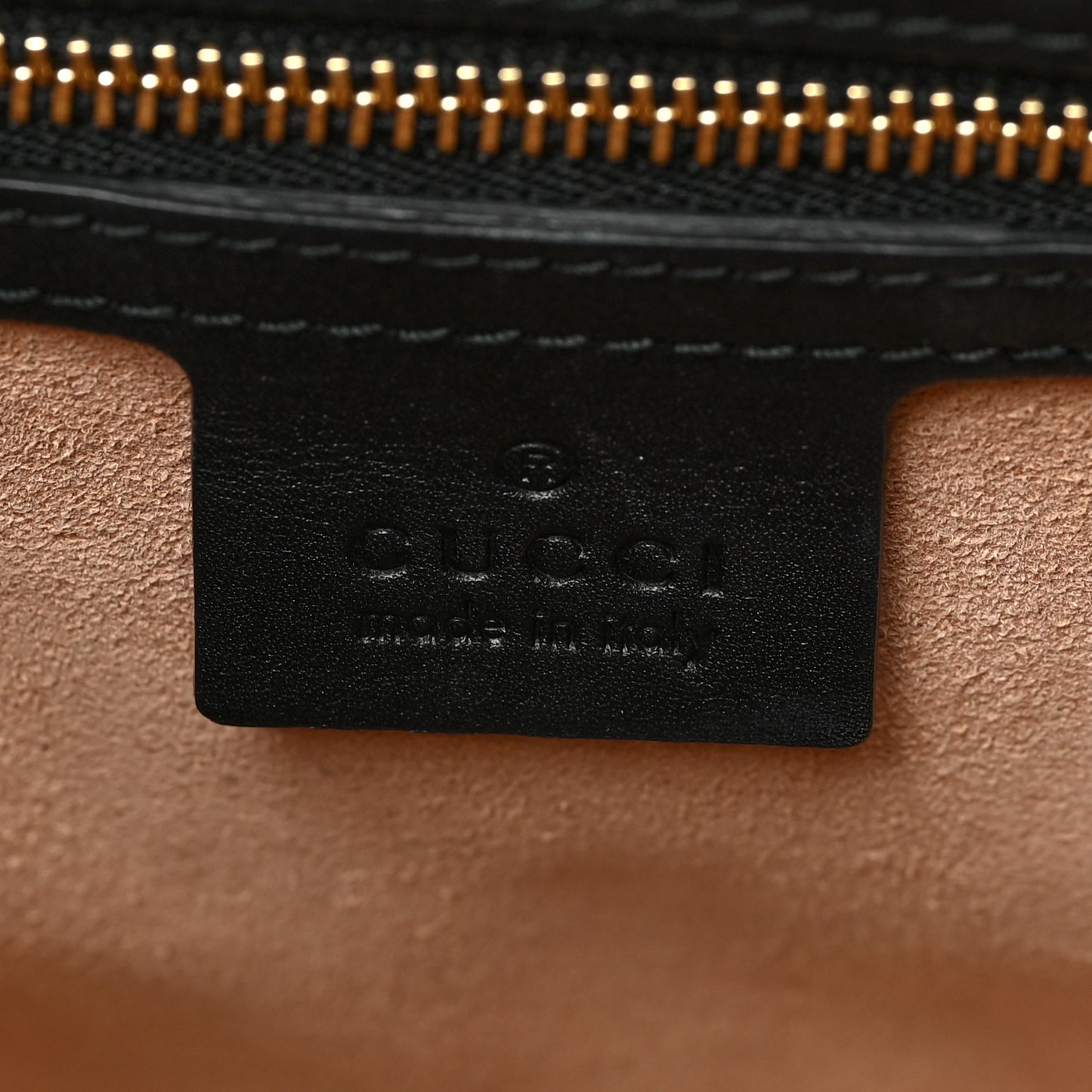 Guccissima Medium Padlock Tote Black