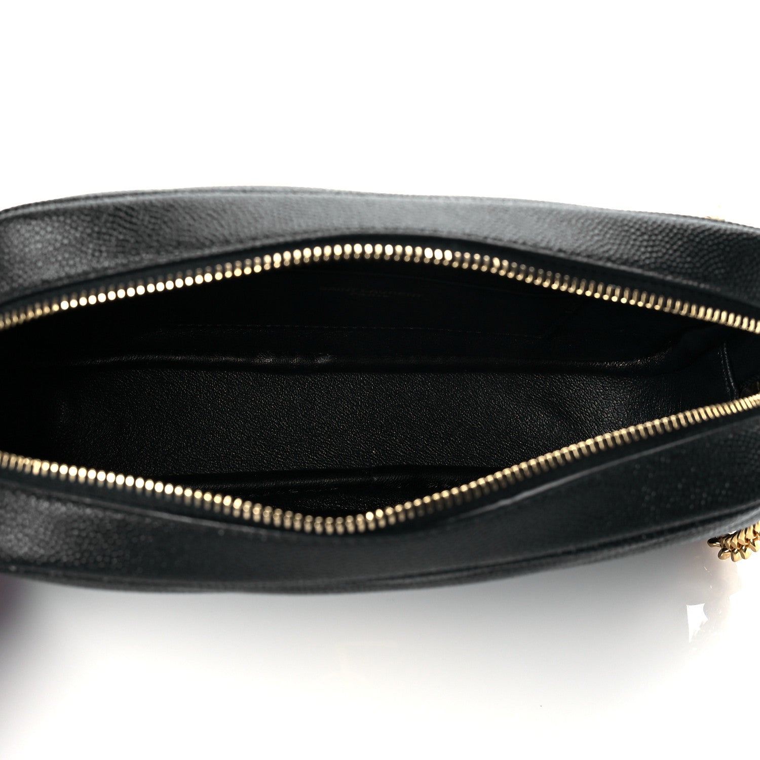 Saint Laurent Grain De Poudre Matelasse Monogram Mini Lou Camera Bag Black 5 of 10