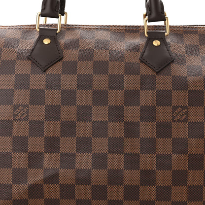Louis Vuitton Damier Ebene Speedy Bandouliere 35 7 of 10