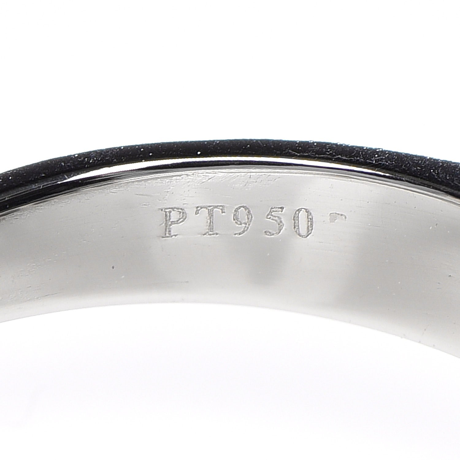 Tiffany Platinum Diamond V Ring 56 7.5 4 of 5