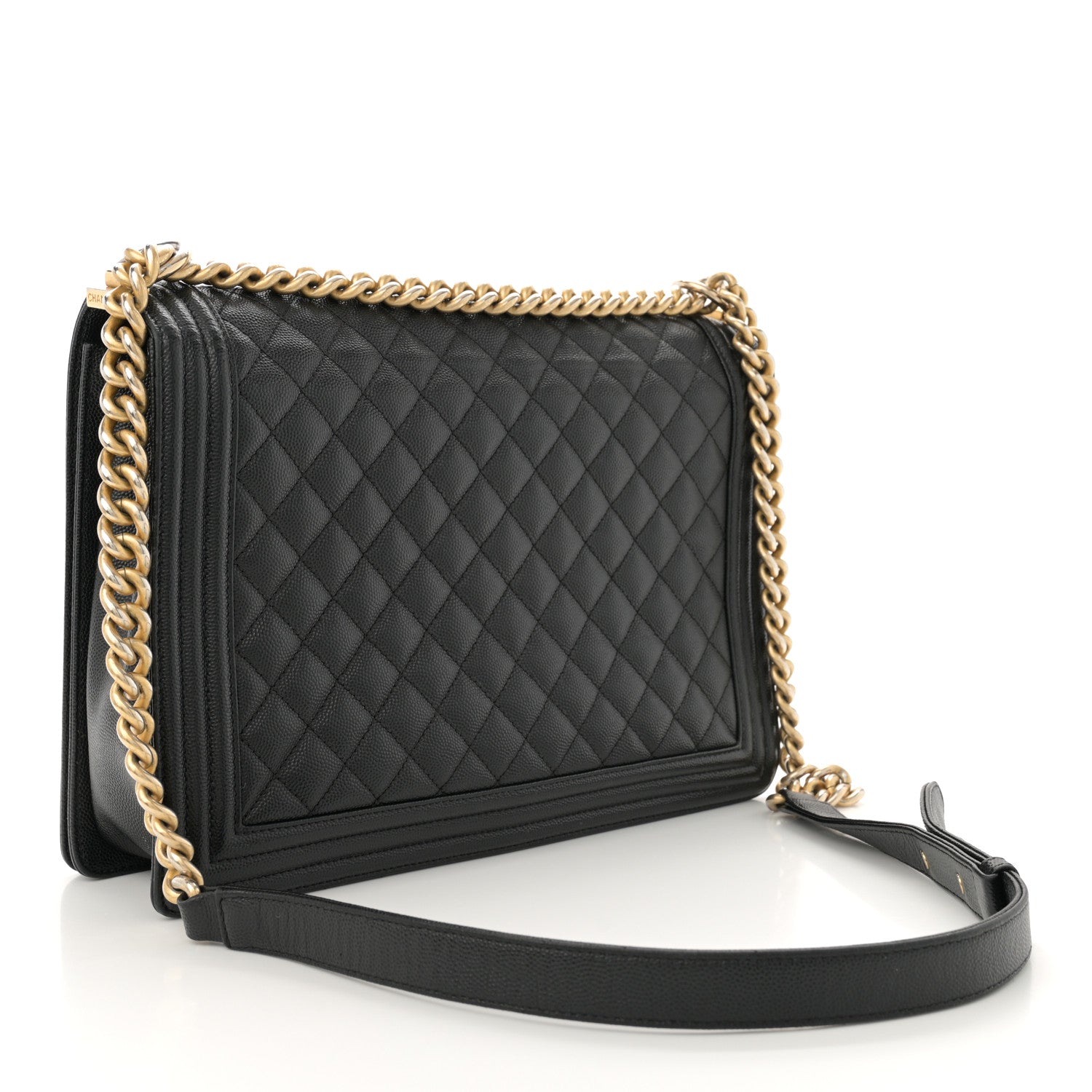 Chanel Caviar Quilted Large Boy Flap Black 3 of 17