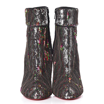 Christian Louboutin Paillettes Moulamax 100 Booties 36 Multicolor 3 of 9
