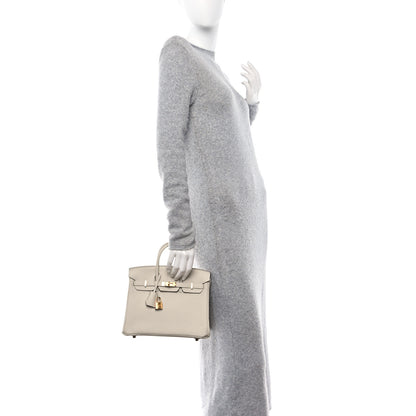 Hermes Togo Birkin 25 Craie 2 of 11