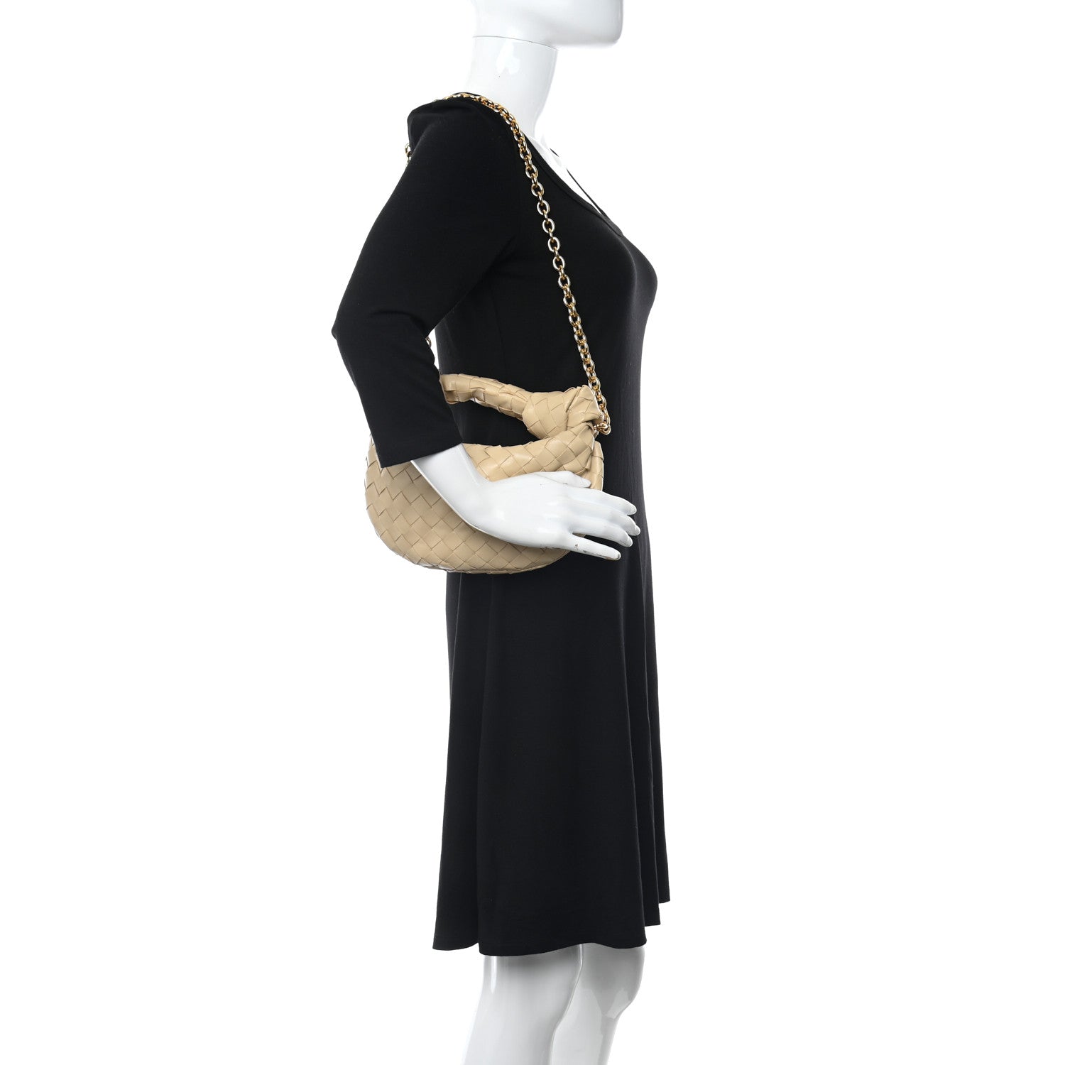 Bottega Veneta Nappa Intrecciato Mini Chain Jodie Porridge 2 of 10