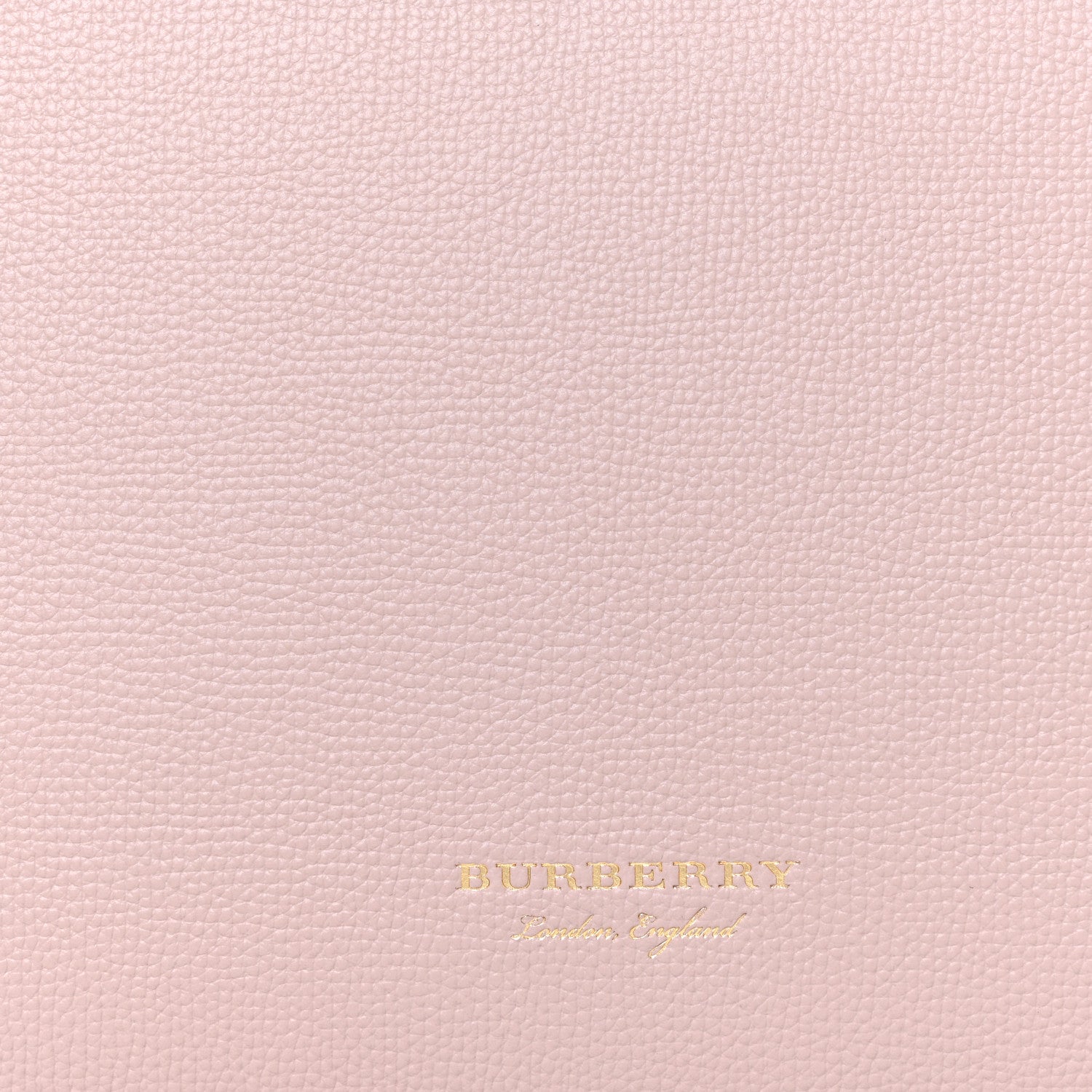 Burberry Derby Calfskin House Check Medium Banner Tote Pale Orchid 9 of 11