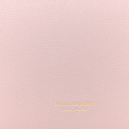 Burberry Derby Calfskin House Check Medium Banner Tote Pale Orchid 9 of 11
