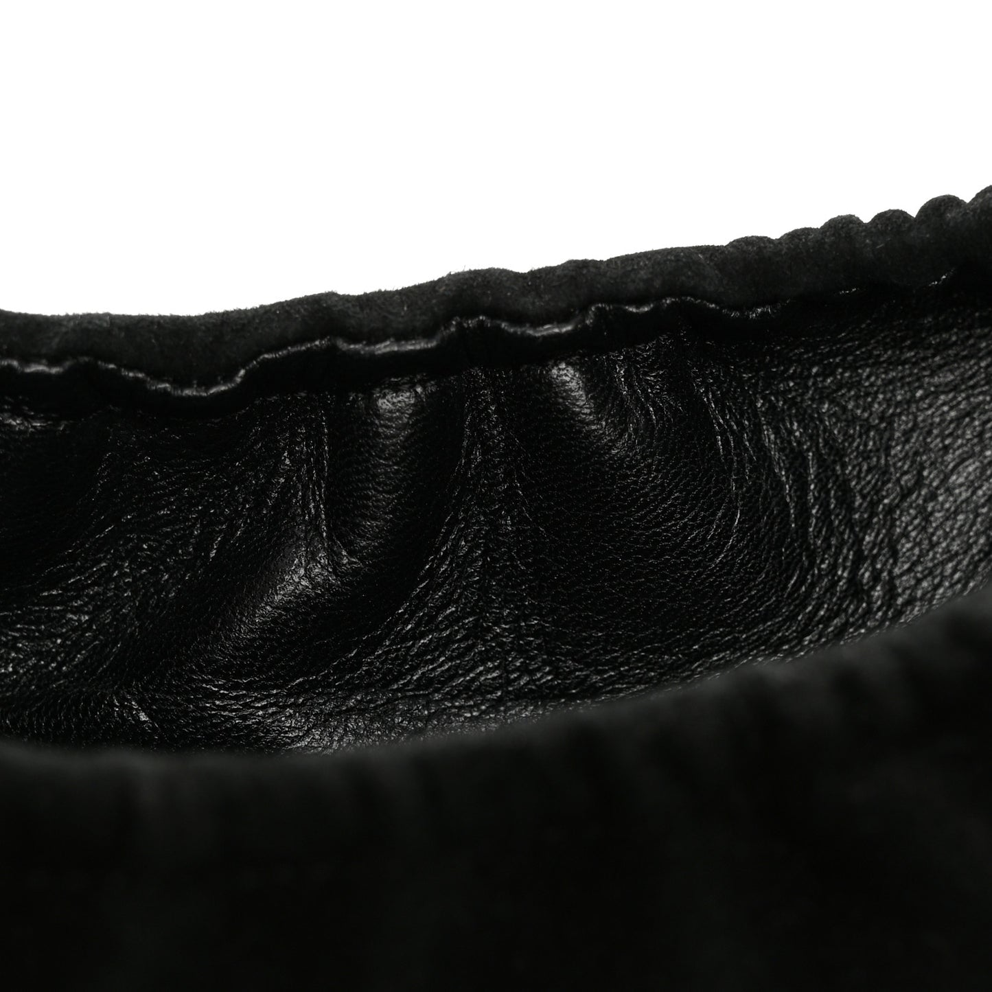 Patent Suede Elba Ballerina Flats 37.5 Black
