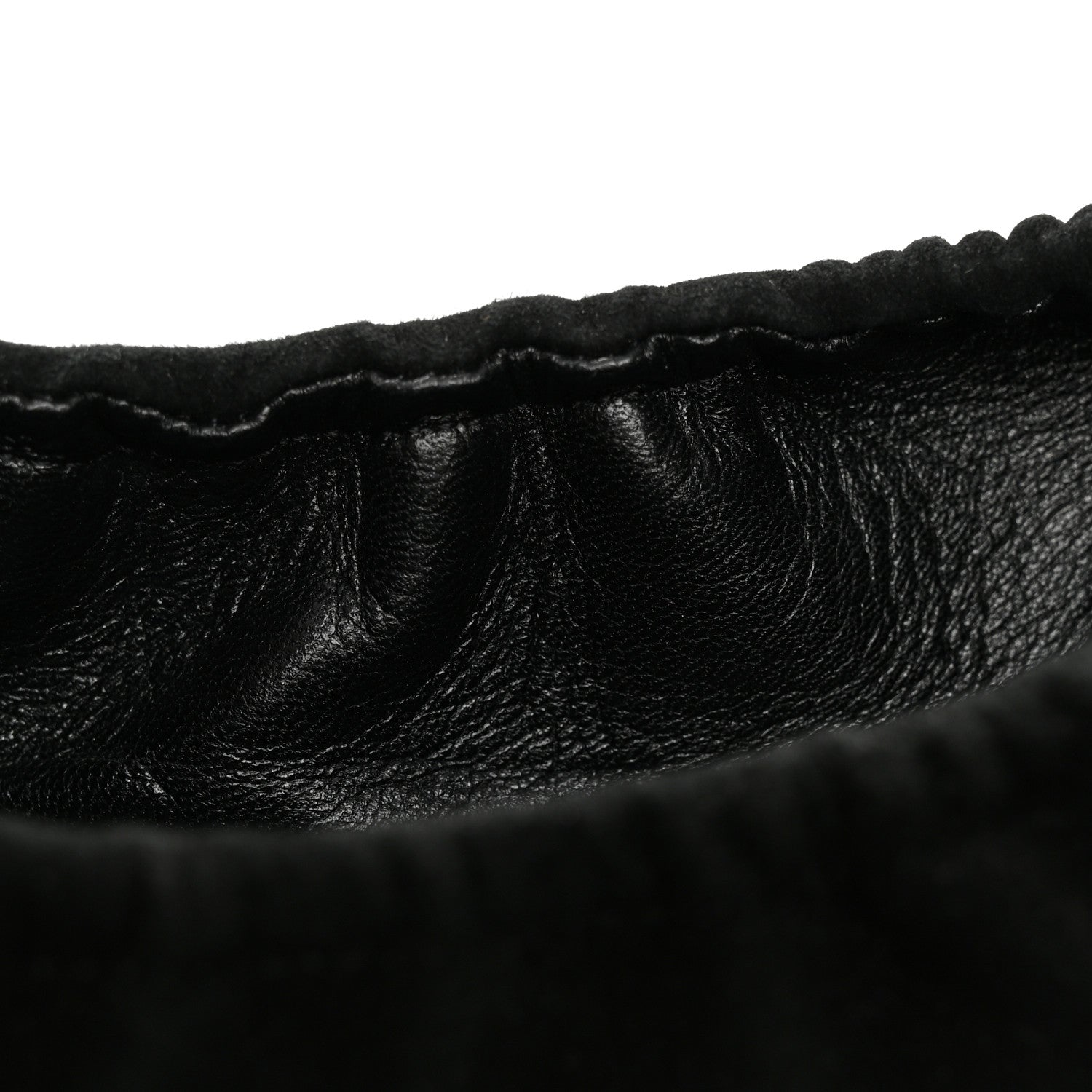 Louis Vuitton Patent Suede Elba Ballerina Flats 37.5 Black 11 of 14