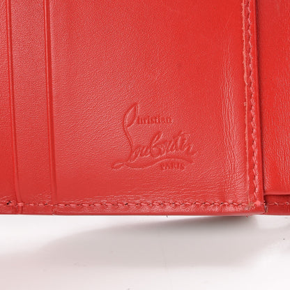 Christian Louboutin Patent Spiked Macaron Mini Wallet Leopard 6 of 8