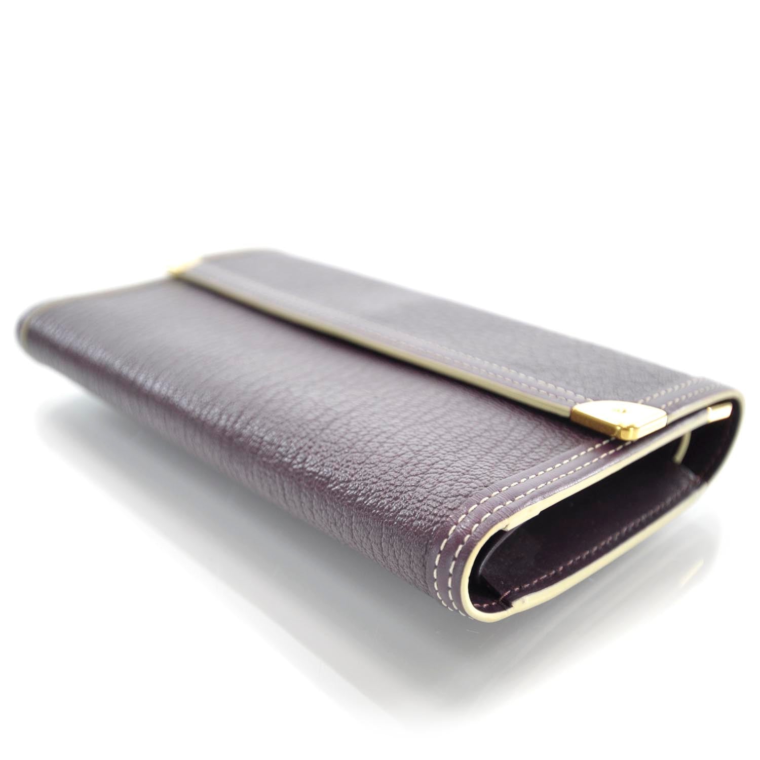 Louis Vuitton Suhali Porte Tresor International Wallet Plum 3 of 8