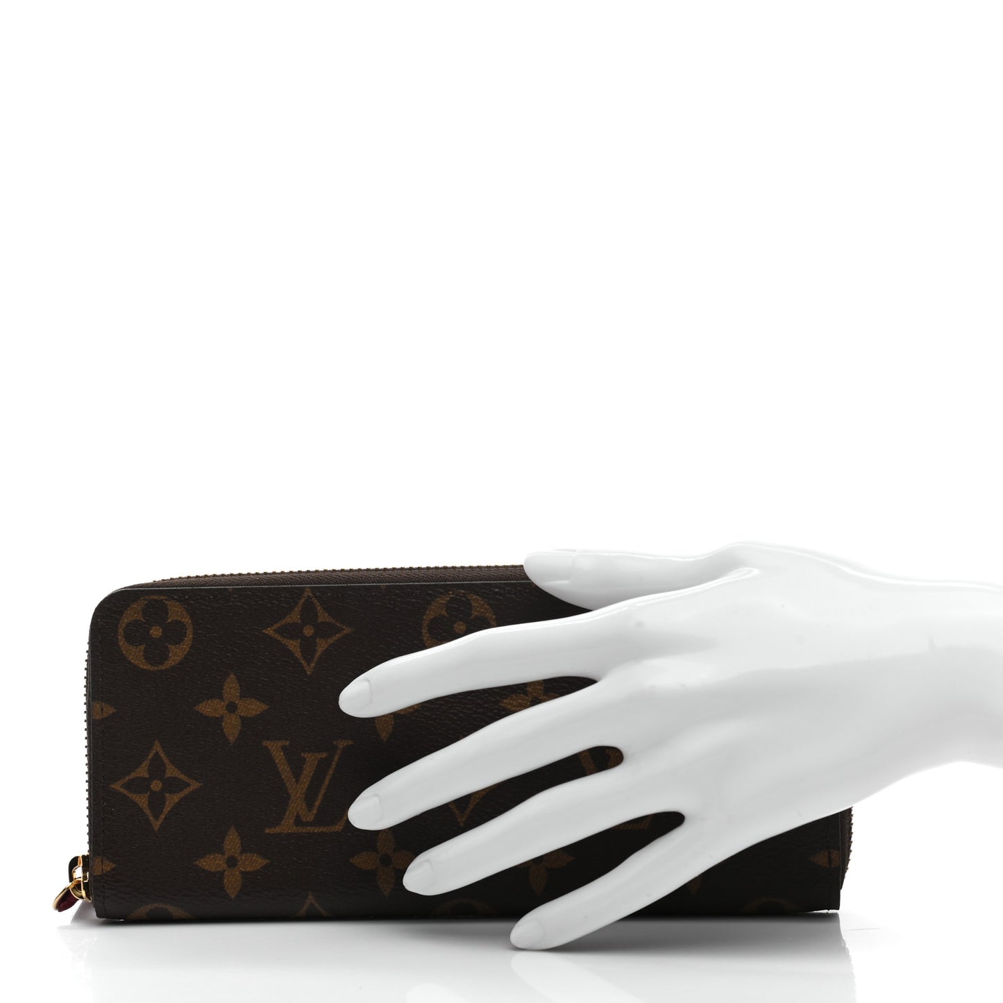 Monogram Clemence Wallet Fuchsia