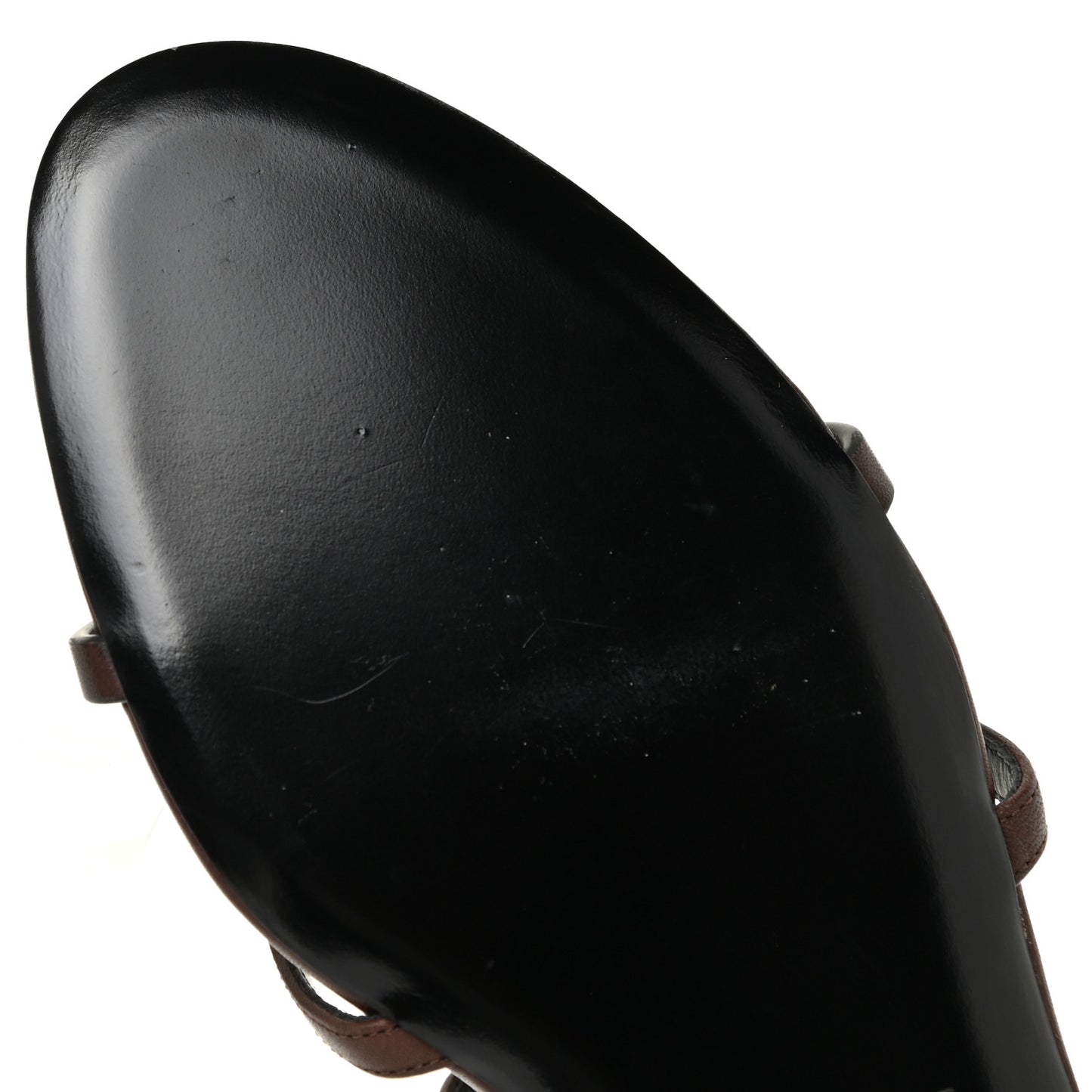 Calfskin Cassandra Monogram Sandals 41 Moro