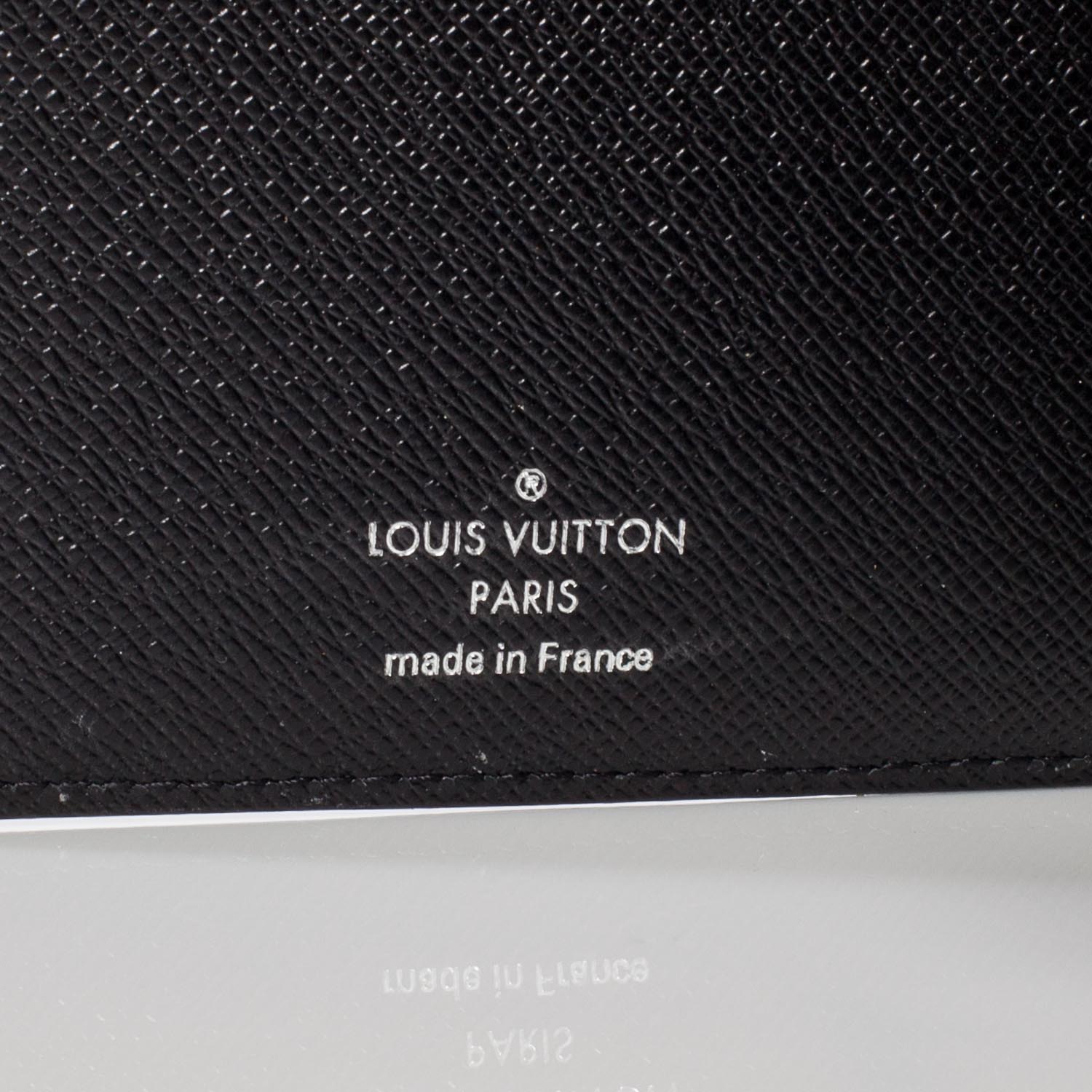 Louis Vuitton Epi Medium Ring Agenda Cover Black 6 of 8