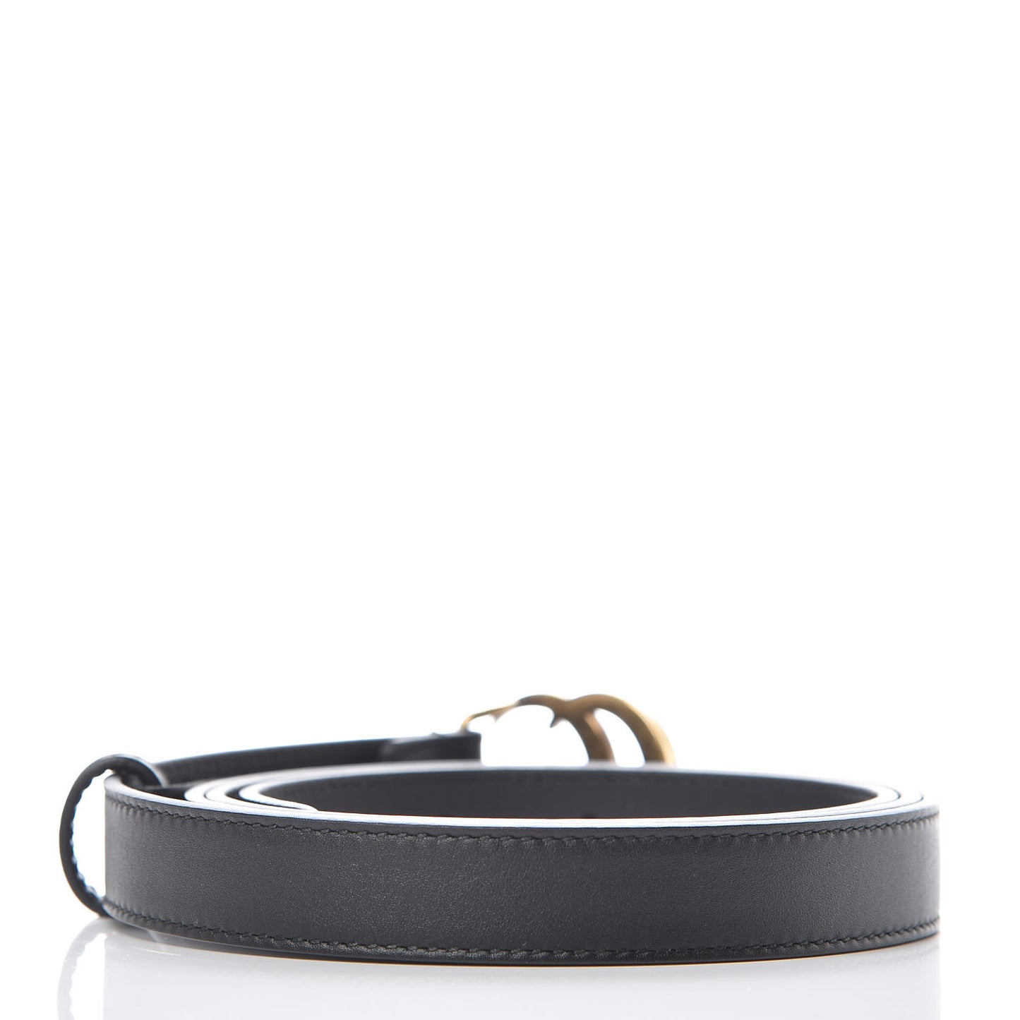 Calfskin Double G 20mm Belt 105 42 Black