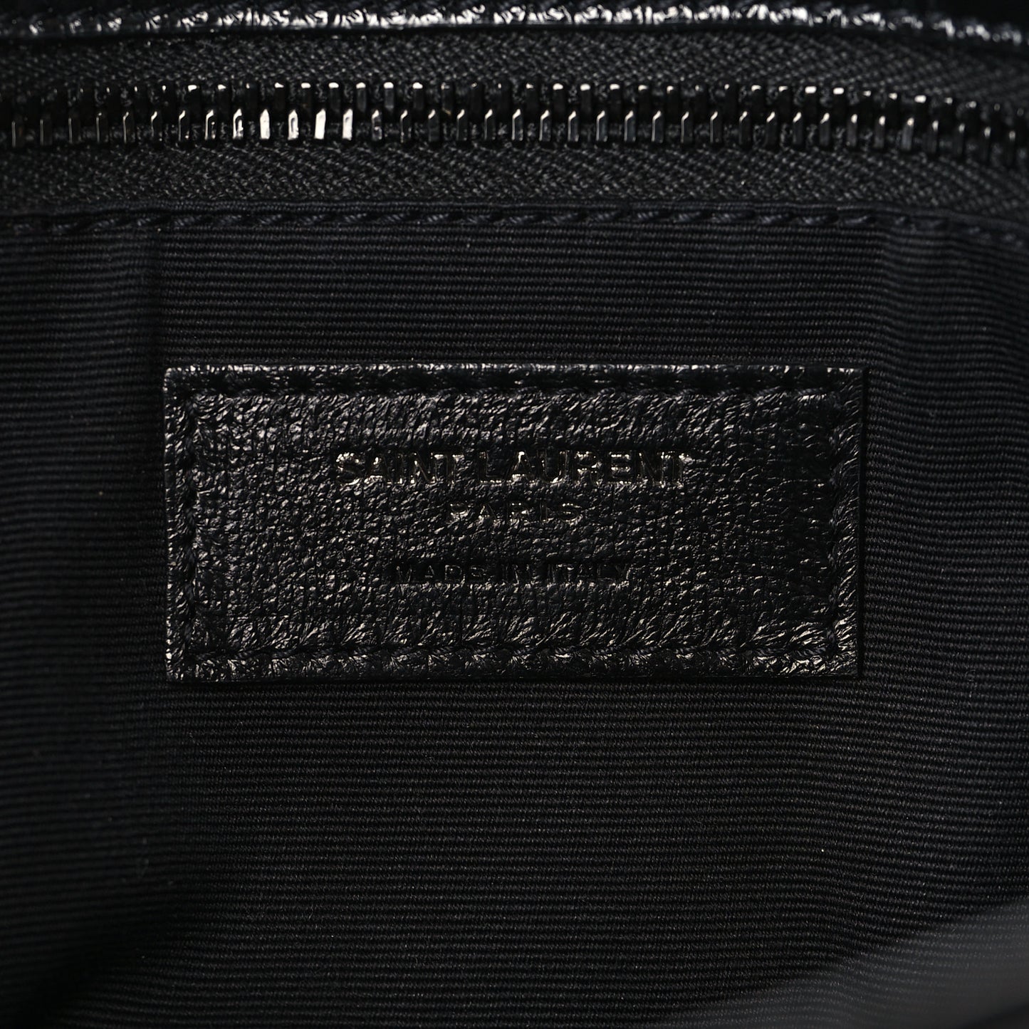 Crinkled Calfskin Matelasse Monogram Medium Niki Chain Satchel Black