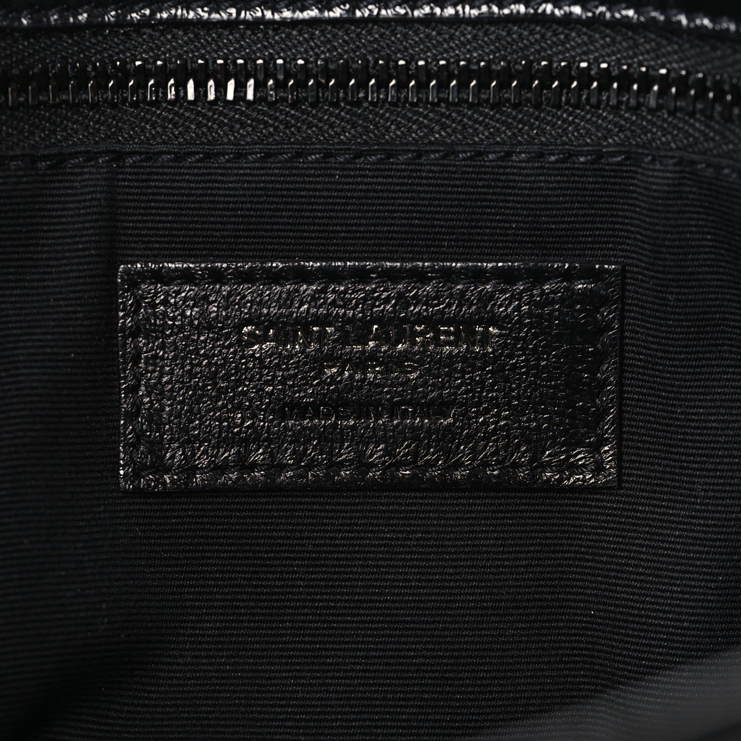 Saint Laurent Crinkled Calfskin Matelasse Monogram Medium Niki Chain Satchel Black 6 of 8